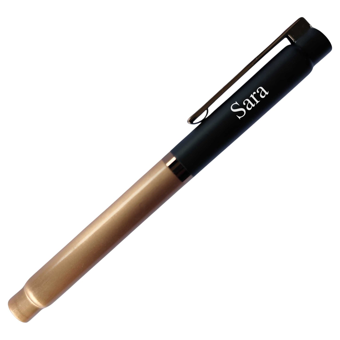 Personalised Premium Metal Pen ā Black n Gold
