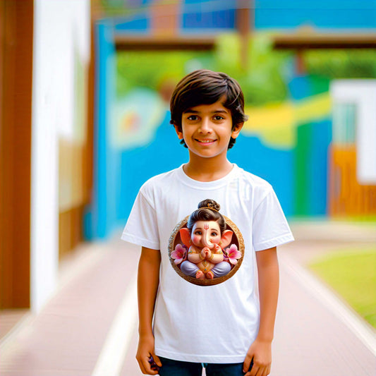 Kids Customized Tshirts for Ganesha Festival Buy One Get One FREE